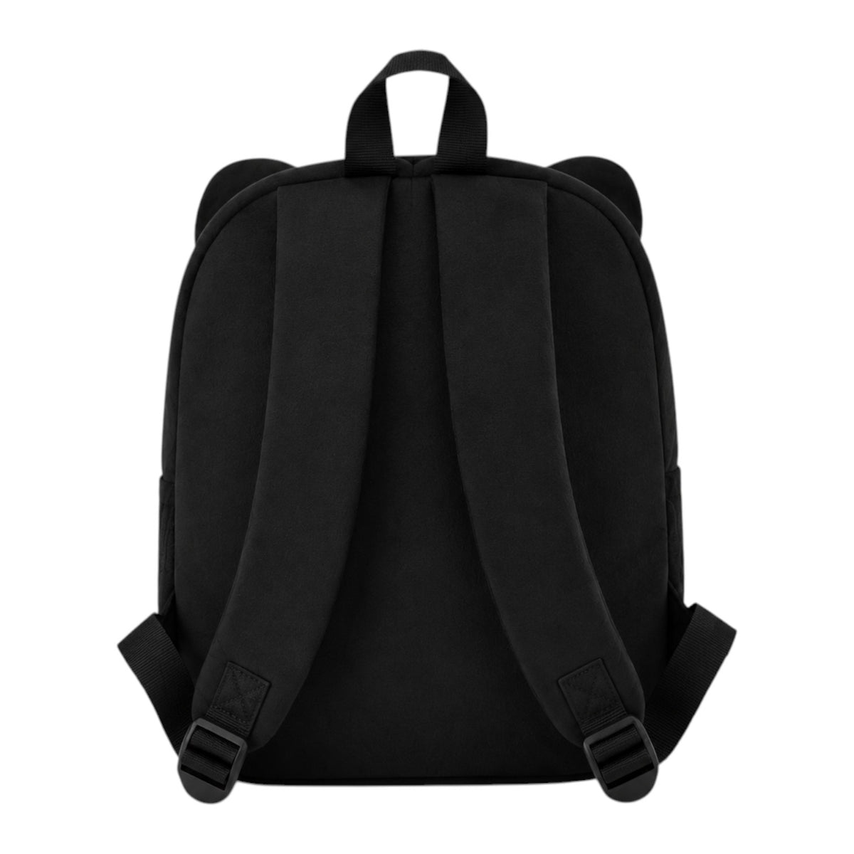 Sac à dos noir pour enfant Univers Sac en coton avec bretelles ajustables et oreilles d'animal mignonnes