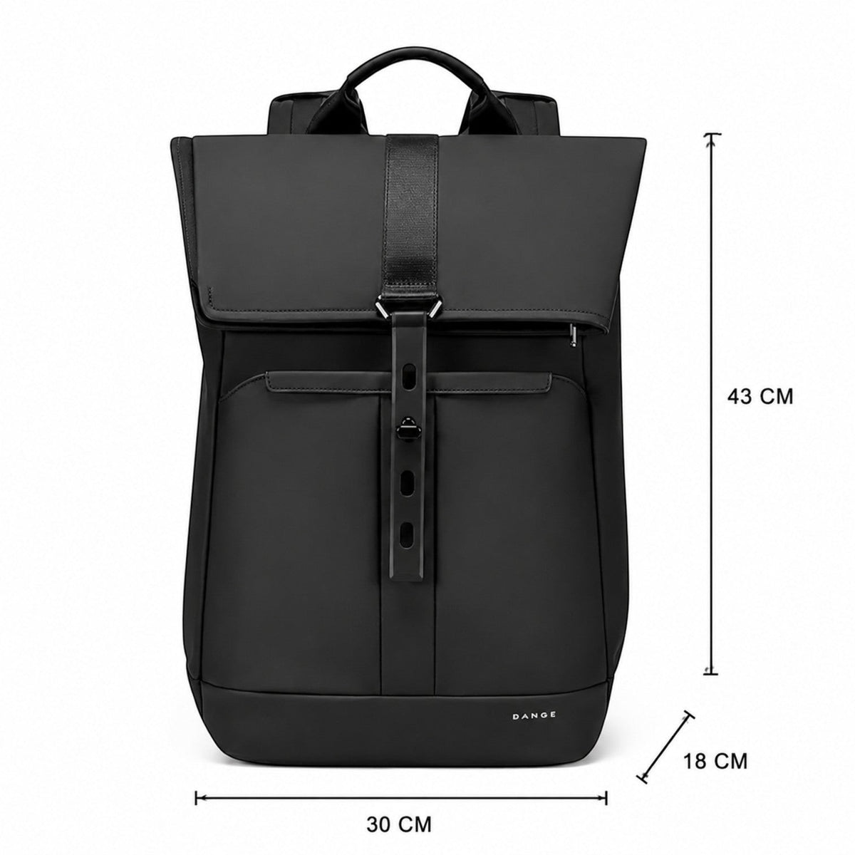 Sac à dos noir Univers Sac, compartimenté, imperméable, idéal pour ordinateur portable 15,6 pouces, voyages et usage quotidien.