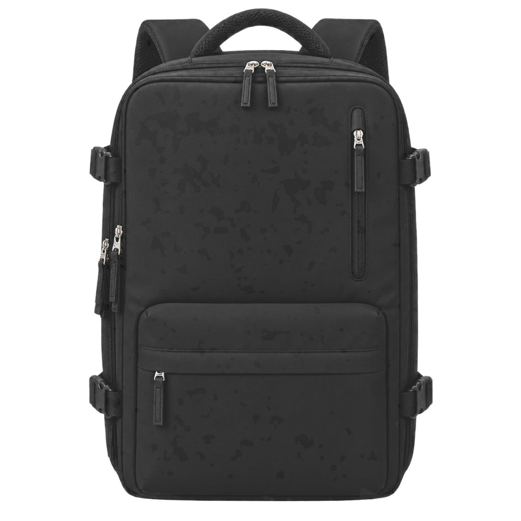 Sac à dos de voyage Univers Sac noir en nylon avec compartiment pour ordinateur, idéal comme bagage cabine Easyjet