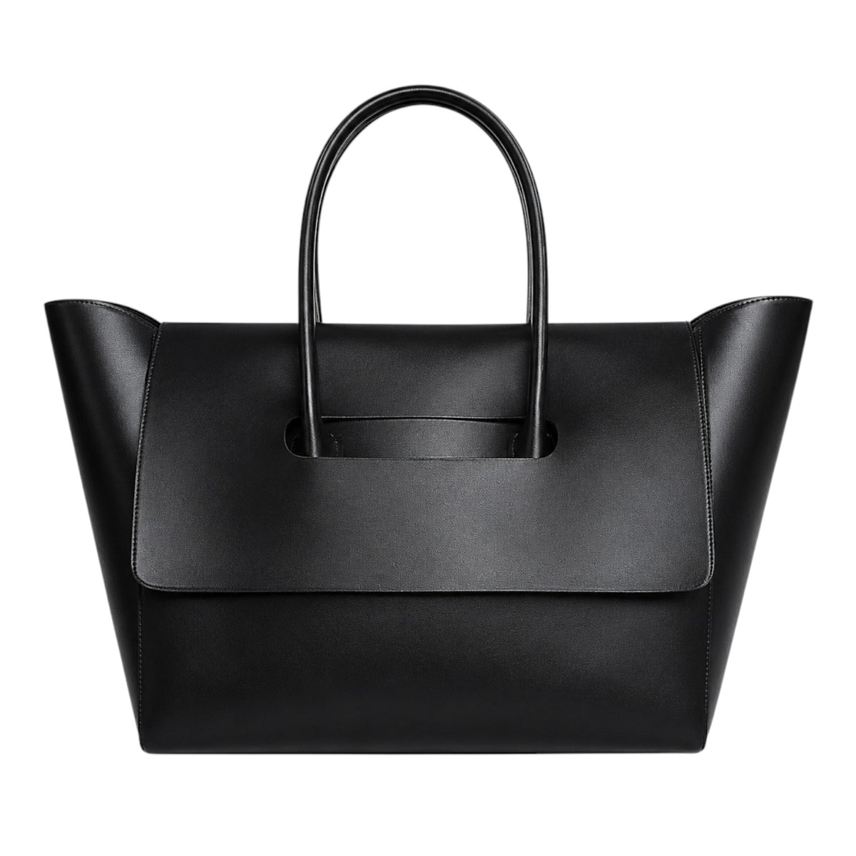 Sac fourre-tout noir en cuir PU souple pour femme, fermeture éclair, poche intérieure, Univers Sac