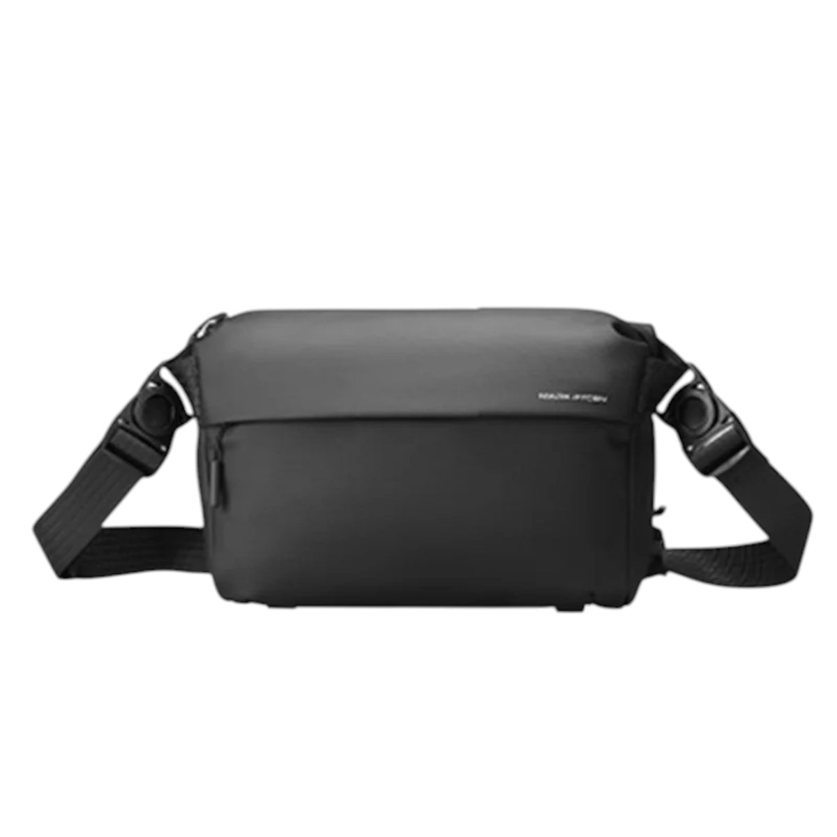 Sac de poitrine noir Univers Sac, sacoche bandoulière multifonctionnelle en tissu Oxford imperméable pour homme
