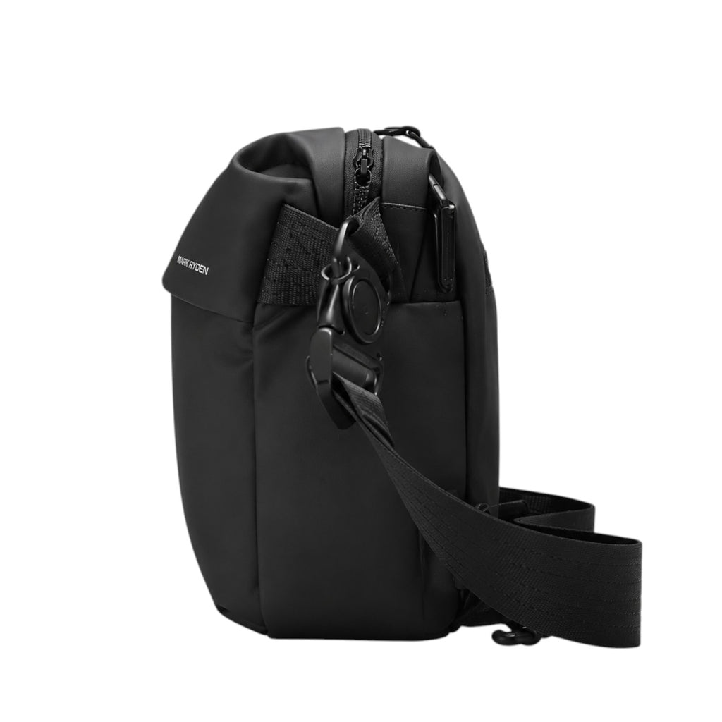 Sac de poitrine noir Univers Sac en tissu Oxford imperméable avec bandoulière réglable et fermeture zippée