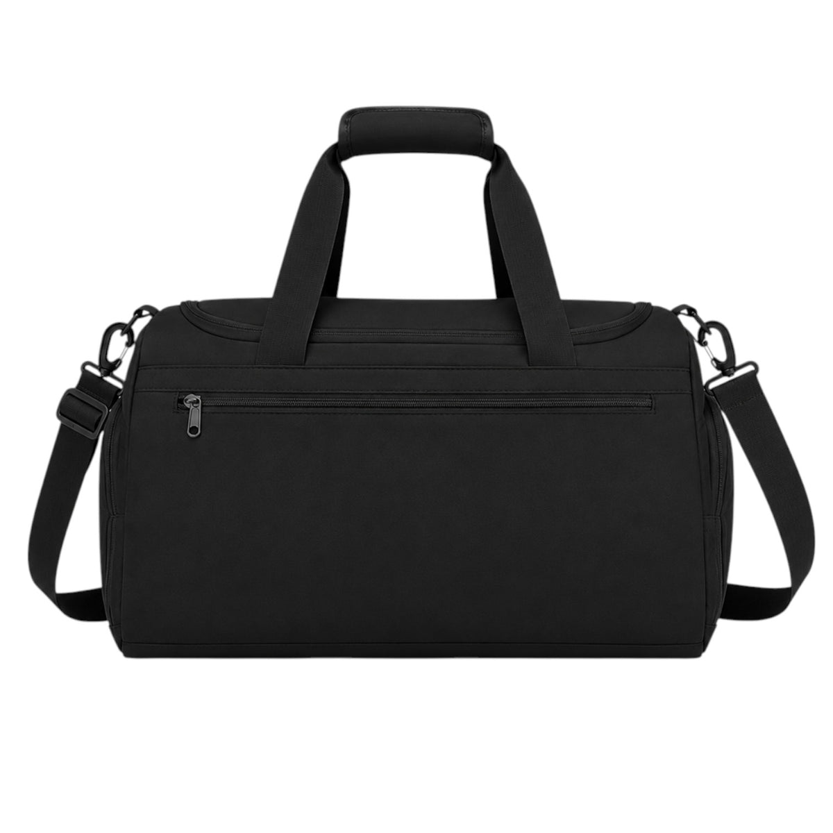 Sac de sport noir Univers Sac en tissu Oxford avec compartiment pour chaussures et bandoulière réglable
