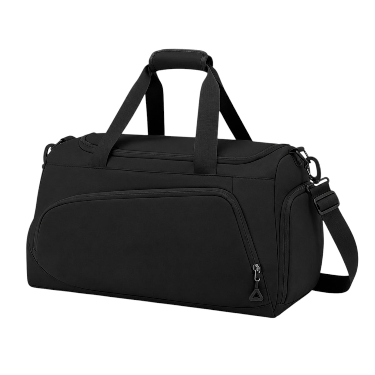 Sac de sport noir Univers Sac en tissu Oxford avec compartiment pour chaussures et bandoulière réglable